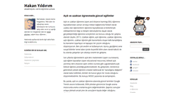 Desktop Screenshot of hakanyildirim.com